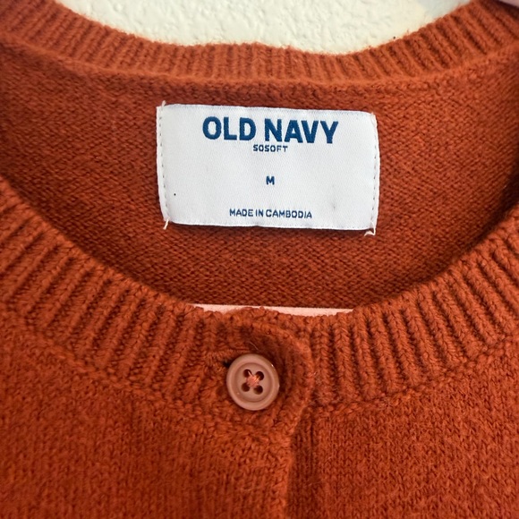 Old Navy - Cardigan - Size M - Burnt Orange - Picture 4 of 5